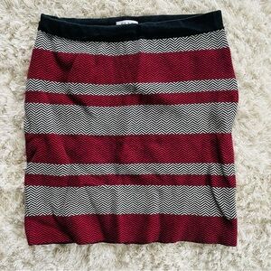 Elle Cotton Blend Fitted Bodycon Skirt Size L